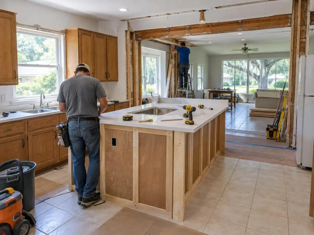 Kitchen Layout & Island Changes in Gainesville, FL